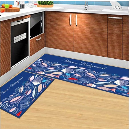 Non-slip, oil-proof washable mats