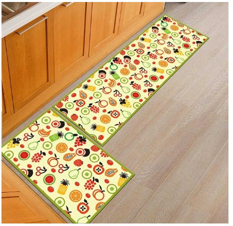 Non-slip, oil-proof washable mats