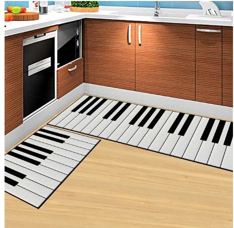 Non-slip, oil-proof washable mats