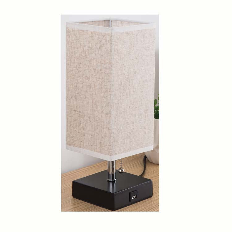 Table lamp linen square